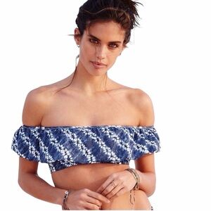 Victoria’s Secret Off the Shoulder‎ Tie Dye Bikini Top